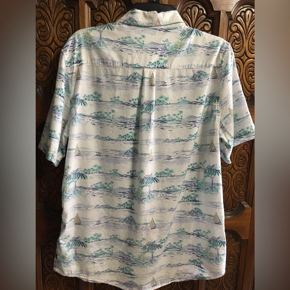 Mens Sailboat Button down and collar shirt. - Picture 12 of 14